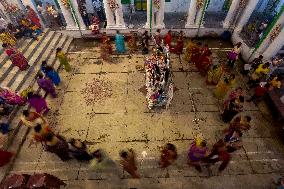 Last Day Of Durga Puja Festival In India.