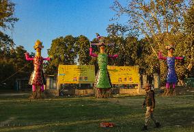 Hindu Devotees Celebrate Dussehra Festival In Kashmir