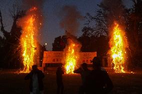 Hindu Devotees Celebrate Dussehra Festival In Kashmir