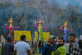 Hindu Devotees Celebrate Dussehra Festival In Kashmir