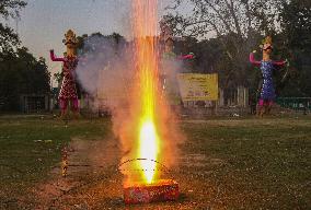 Hindu Devotees Celebrate Dussehra Festival In Kashmir