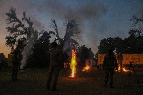 Hindu Devotees Celebrate Dussehra Festival In Kashmir