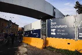 The Opening Of The Entire Section Of The M4 Blu Line From San Cristoforo To Linate In Milan