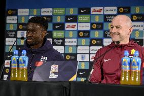 UEFA Nations League, press conference of team England