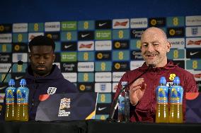 UEFA Nations League, press conference of team England