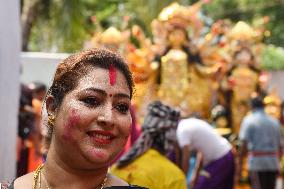 End of Durga Puja Festival Celebrations