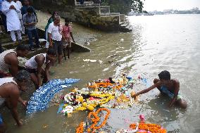 End of Durga Puja Festival Celebrations