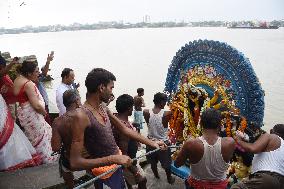 End of Durga Puja Festival Celebrations