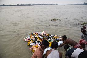 End of Durga Puja Festival Celebrations