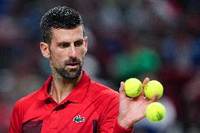 Novak Djokovic At Shanghai Masters