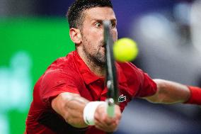 Novak Djokovic At Shanghai Masters