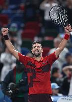 Novak Djokovic At Shanghai Masters