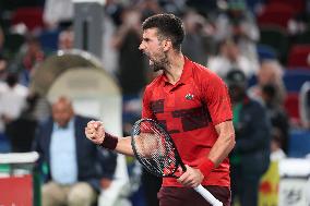 Novak Djokovic At Shanghai Masters