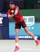 Novak Djokovic At Shanghai Masters