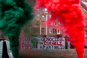 Pro-Palestinian Rally Held In Nijmegen, Netherlands.