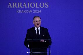 Meeting Of The Presidents Of The Arraiolos Group In Krakow