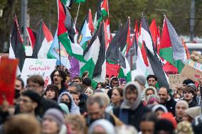 Pro Palestinian Demo In Cologne