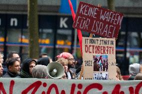 Pro Palestinian Demo In Cologne