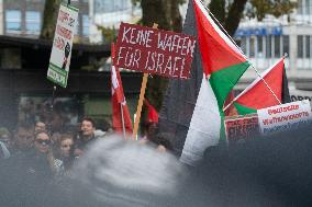 Pro Palestinian Demo In Cologne