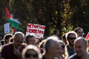 Protest In Support Of Palestinians In Rome