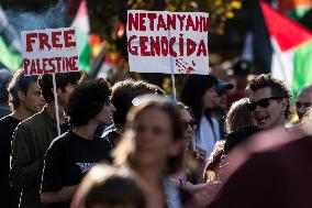 Protest In Support Of Palestinians In Rome