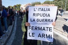 Protest In Support Of Palestinians In Rome