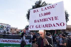 Protest In Support Of Palestinians In Rome