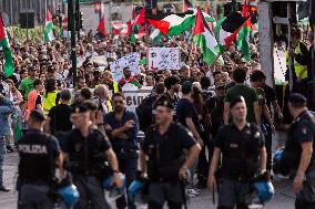 Protest In Support Of Palestinians In Rome