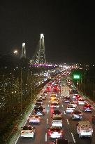 Rush Hour Traffic in Shanghai