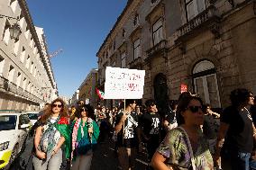 Pro Palestine Demostration I Lisbon