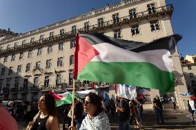 Pro Palestine Demostration I Lisbon