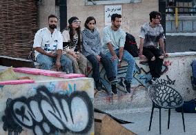 Freestyle Bicycle Competition In Tehran, Iran