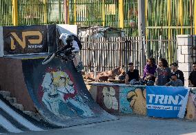 Freestyle Bicycle Competition In Tehran, Iran