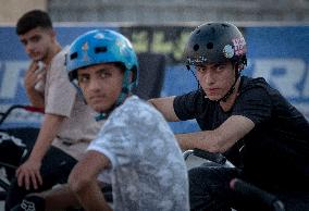 Freestyle Bicycle Competition In Tehran, Iran