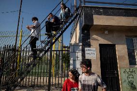 Freestyle Bicycle Competition In Tehran, Iran