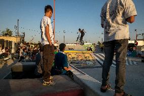 Freestyle Bicycle Competition In Tehran, Iran