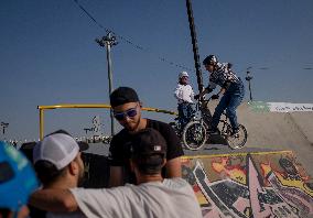 Freestyle Bicycle Competition In Tehran, Iran