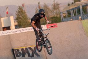 Freestyle Bicycle Competition In Tehran, Iran