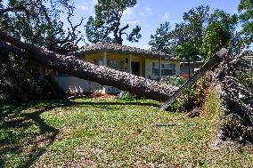 Damage In The Tampa Region, Florida, After Hurricane Milton