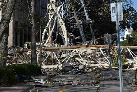 Damage In The Tampa Region, Florida, After Hurricane Milton