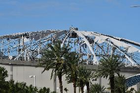 Damage In The Tampa Region, Florida, After Hurricane Milton