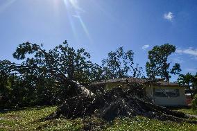 Damage In The Tampa Region, Florida, After Hurricane Milton