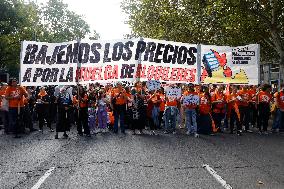 Demonstration To Denounce Rent Prices - Madrid