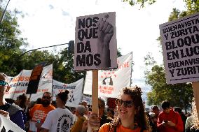 Demonstration To Denounce Rent Prices - Madrid