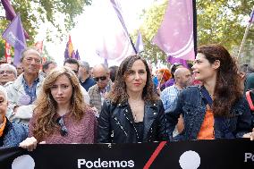 Demonstration To Denounce Rent Prices - Madrid