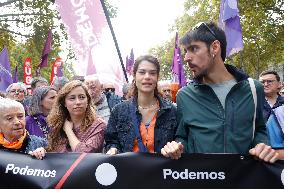 Demonstration To Denounce Rent Prices - Madrid