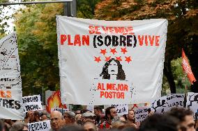 Demonstration To Denounce Rent Prices - Madrid