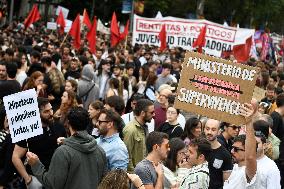 Demonstration To Denounce Rent Prices - Madrid