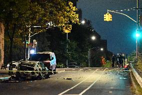 Two Men Killed And Two Men Injured After Motor Vehicle Accident In Claremont Section Of Bronx New York