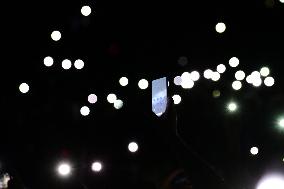 Shows At The Opening Night Of The Light Festival In Lyon